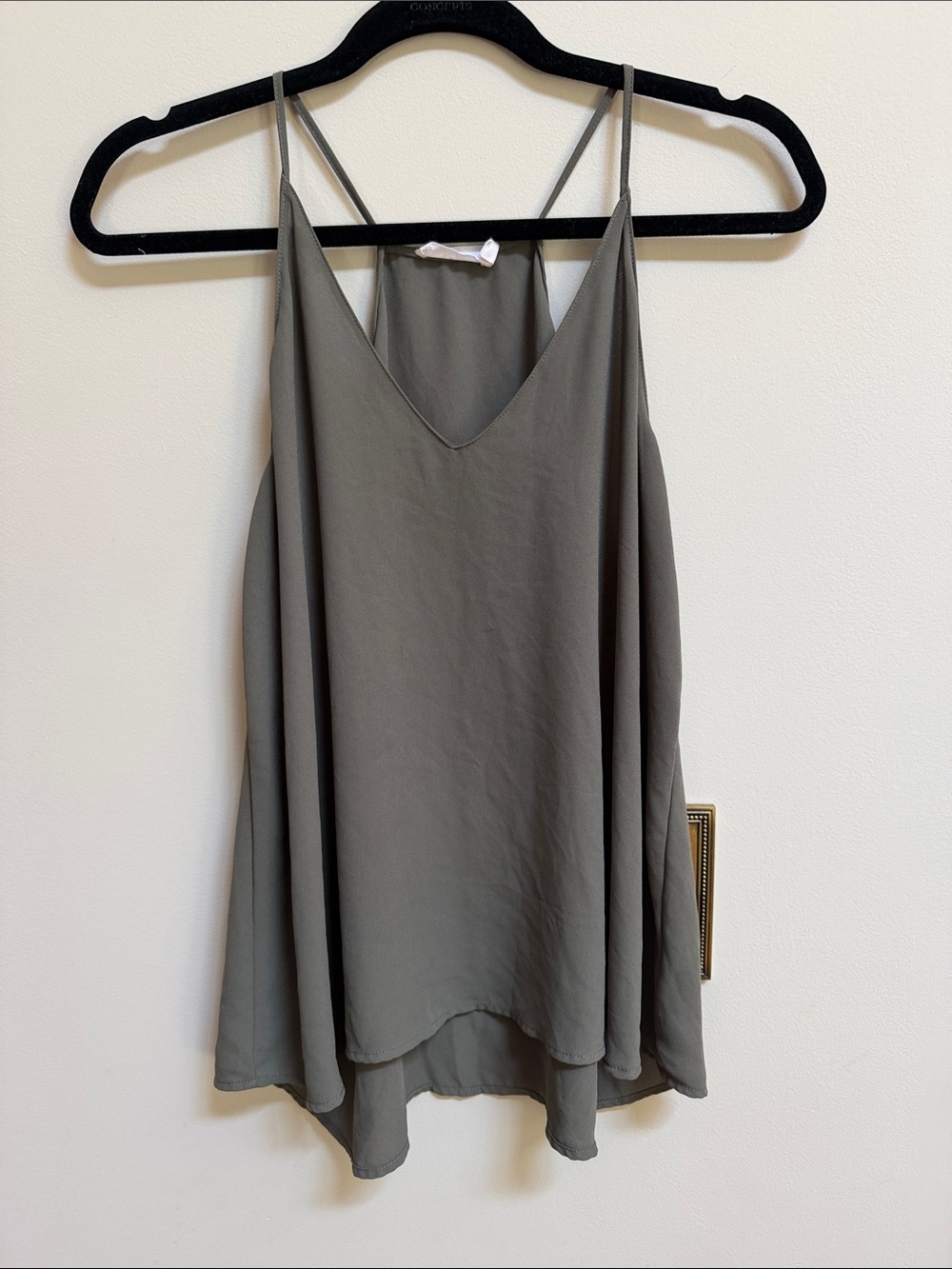 Lush V-Neck Double-Strap Swing Cami NWOT